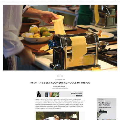 Food at 52 on SUITCASE's Top 10 Best Cooking Schools in the UK and Ireland